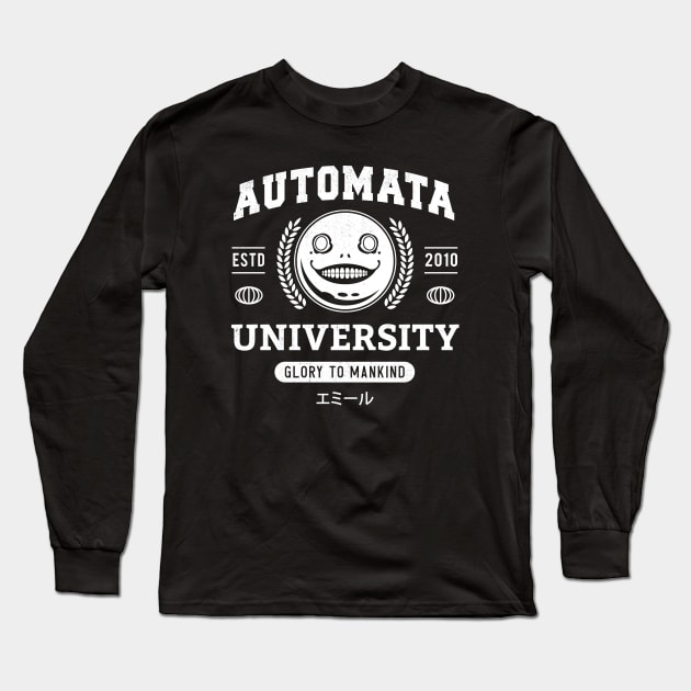 Emil Automata University Long Sleeve T-Shirt by Lagelantee